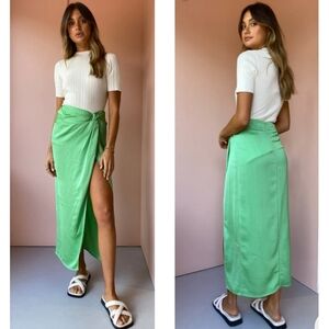 Anna Quan Eyrn Skirt Green